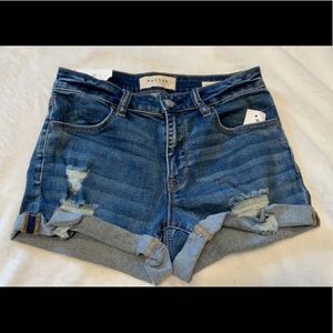 Pac sun super stretch cuffed shorts